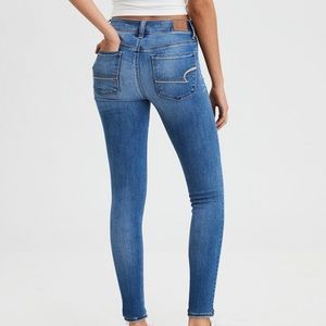 Light Blue Super High Waisted Jeggings/Jeans